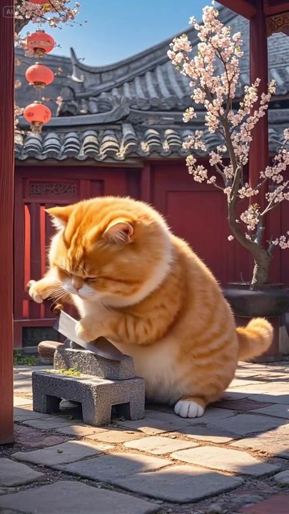 Cooperation between cute animals!!