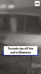 Tornado rips off the roof in Oklahoma