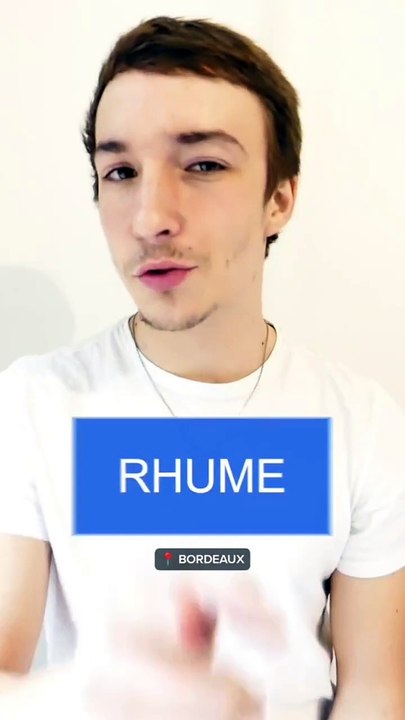 Tu as un rhume ? 🤧