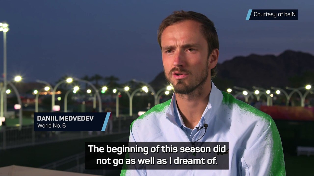 Medvedev hoping for third consecutive Indian Wells final