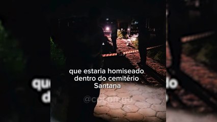 Autor de homicídio é neutralizado pela PM após confronto em cemitério