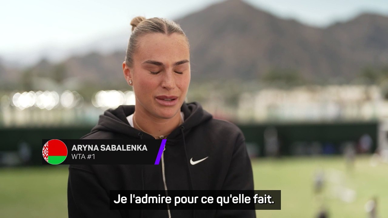Indian Wells - Sabalenka admirative du parcours d'Andreeva