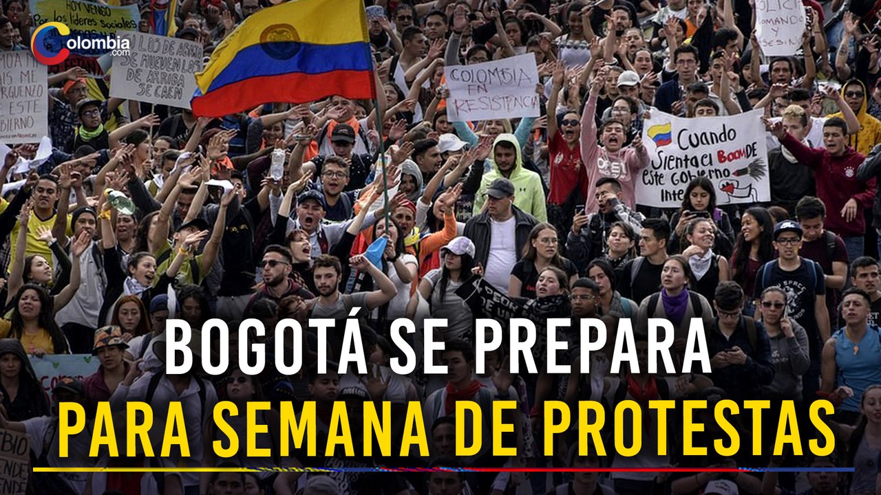 Movilizaciones en Bogotá: Marchas masivas del 4 al 8 de marzo ¿Afectarán su ruta?
