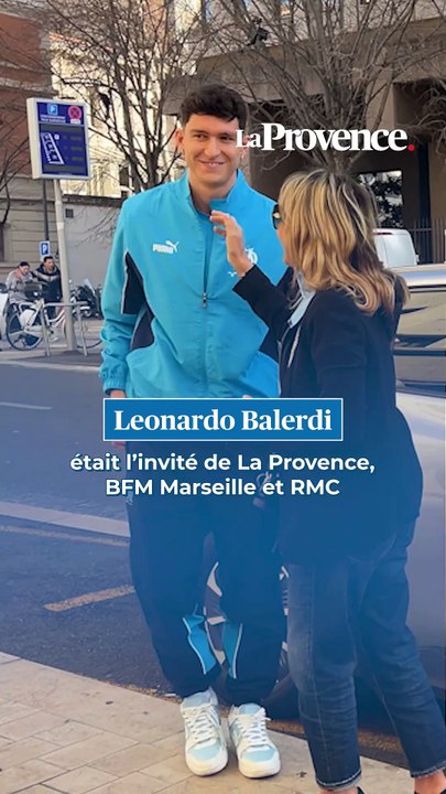 "Je me sentirai Marseillais à vie", Leonardo Balerdi était l'invité exceptionnel de La Provence