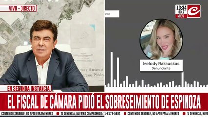 El fiscal de cámara pidió el sobreseimiento de Espinoza