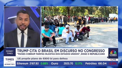 Donald Trump cita Brasil em discurso ao Congresso americano; Renan de Souza detalha