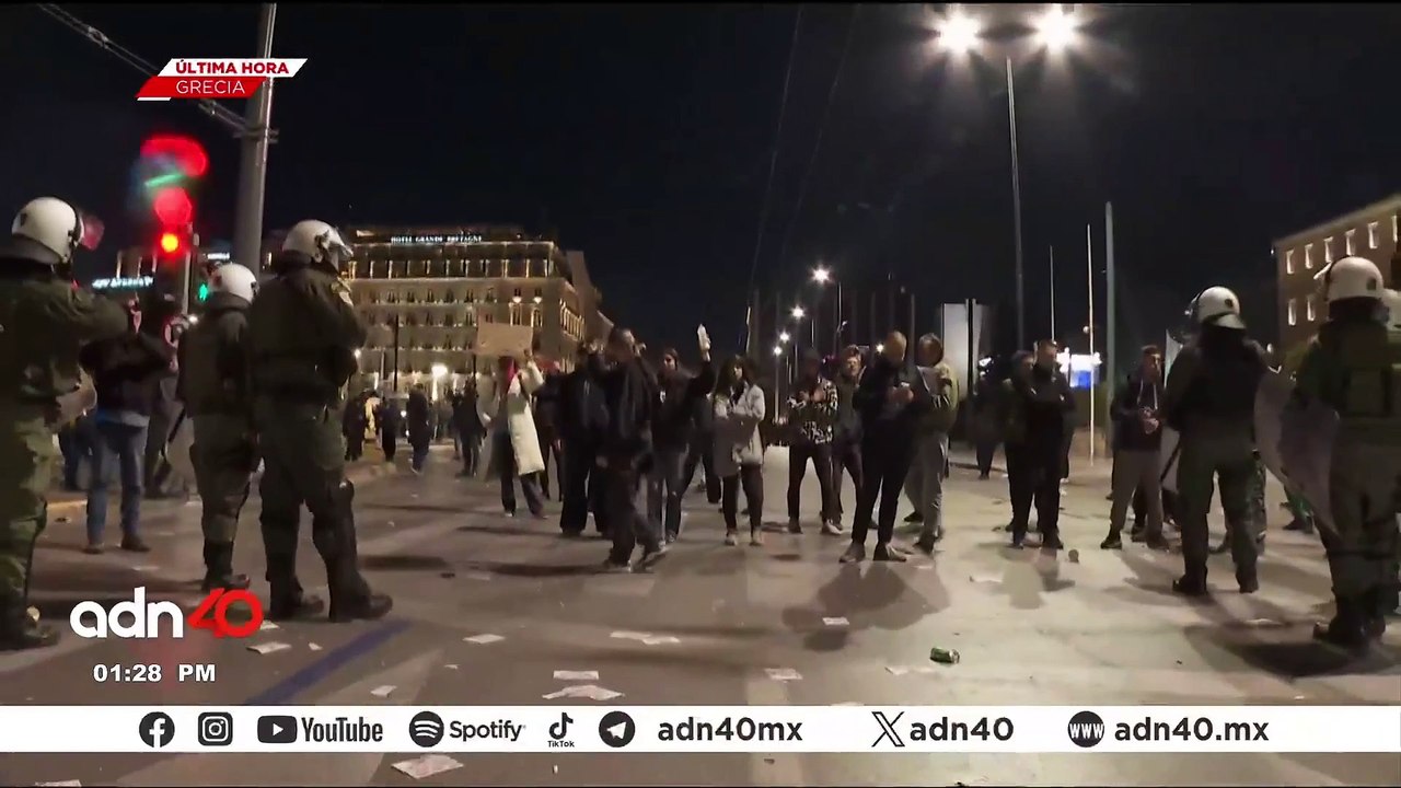 🚨¡Última Hora! Reportan violentas protestas en Parlamento de Atenas