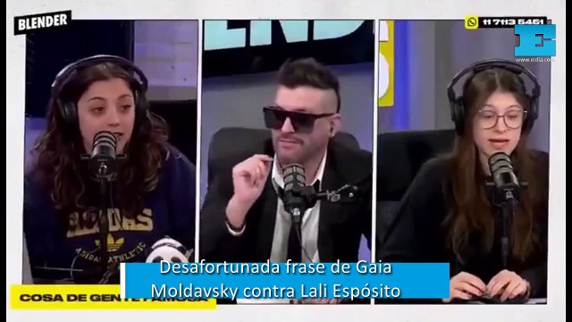 Desafortunada frase de Gaia Moldavsky contra Lali Espósito