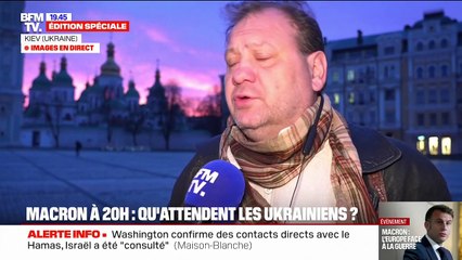 "J'espère qu'il montrera que la France est le pays qui pense à l'avenir de la sécurité en Europe": ce qu'attendent les Ukrainiens de la prise de parole d'Emmanuel Macron