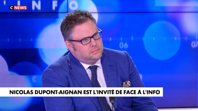 Nicolas Dupont-Aignan : «La vraie menace n'est pas la Russie.»