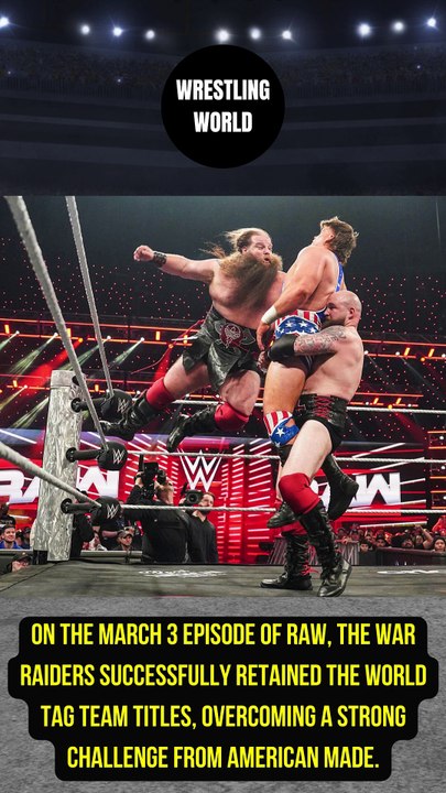 The War Raiders retained The World Tag Team Titles.