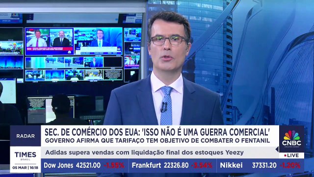 Secretário de Comércio dos EUA sobre taxas: Não é uma guerra comercial | CNBC BREAKING