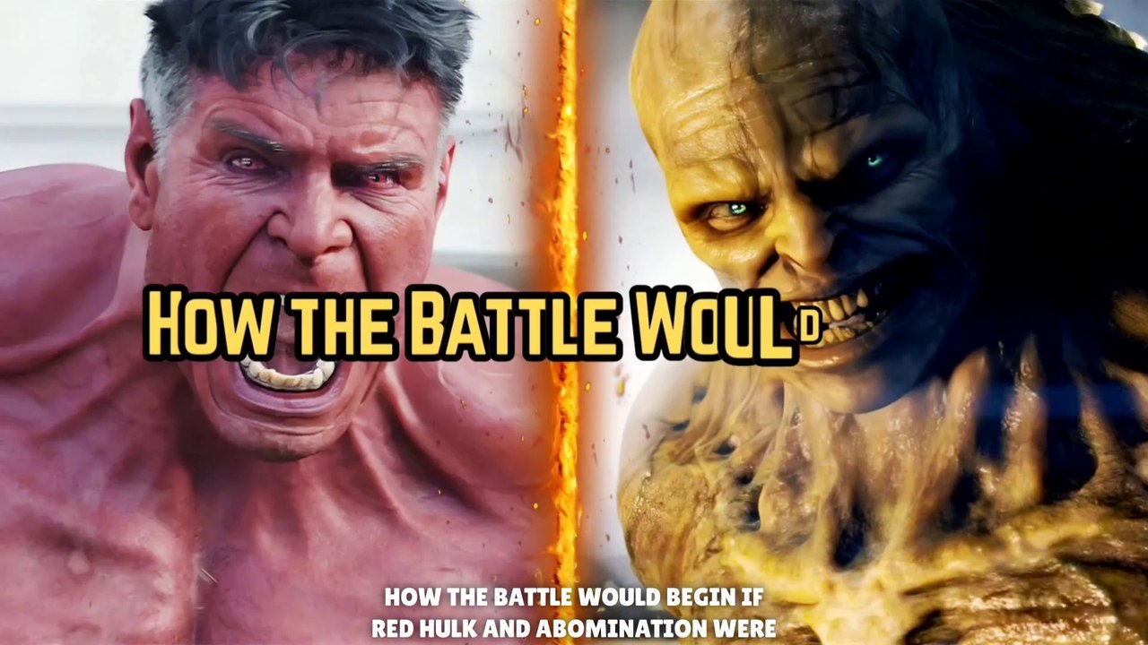 Red Hulk Vs Abomination: Who Would Win? | Red Hulk, Abomination | What's On Hollywood