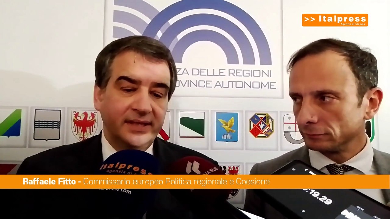 Fitto "Fondi coesione per la difesa una scelta volontaria degli Stati"
