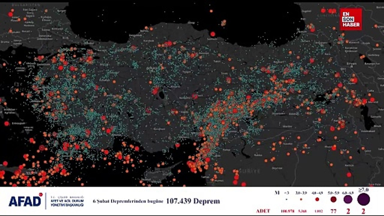 AFAD: 6 Şubat Asrın Felaketi’nden bugüne kadar 110 bin deprem oldu