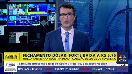 ALERTA DE MERCADO: dólar fecha em forte baixa e é cotado a R$ 5,75; sócio da Rio Bravo comenta