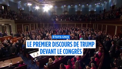 Devant le Congrès, Donald Trump promet un "âge d'or pour l'Amérique"