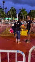 Vaval est mis sur son bûcher