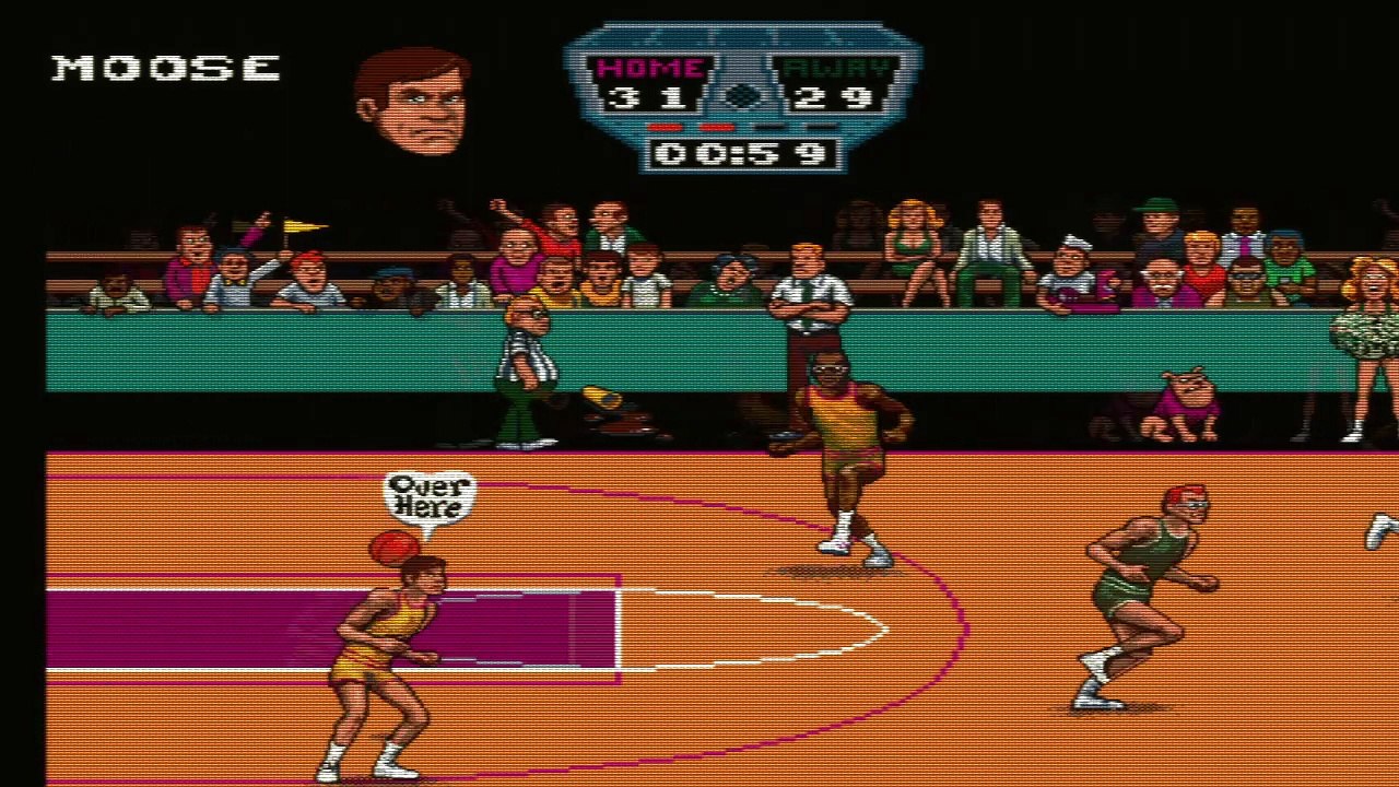 Arch Rivals( 1989 Arcade) Gameplay