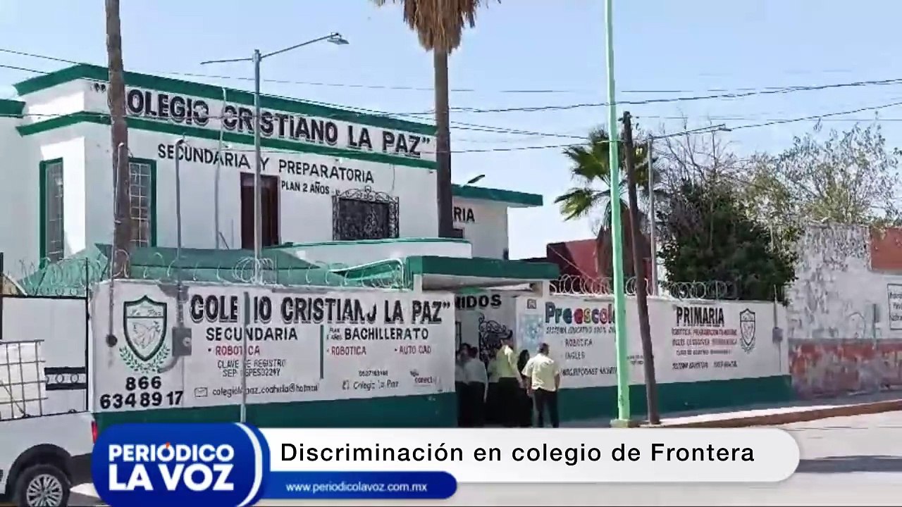 Discriminación en colegio religioso de Frontera Coahuila