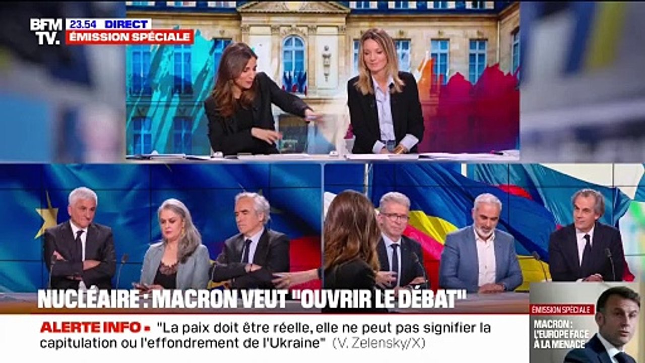Guerre en Ukraine: Volodymyr Zelensky se dit "reconnaissant" envers Emmanuel Macron après son allocution