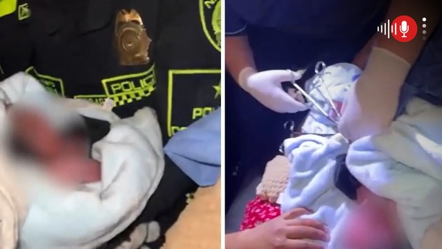 Policías atendieron el parto de una mujer que no pudo ingresar a un centro médico en Cali