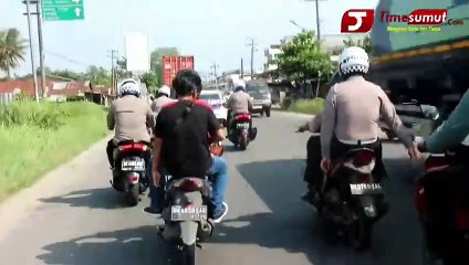 KECELAKAAN SAAT ARUS MUDIK LEBARAN, POLRES SERDANG BEDAGAI INVENTARISIR JALAN RUSAK