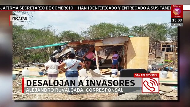Se registra enfrentamiento por desalojo a invasores en la colonia Guadalupana en Mérida