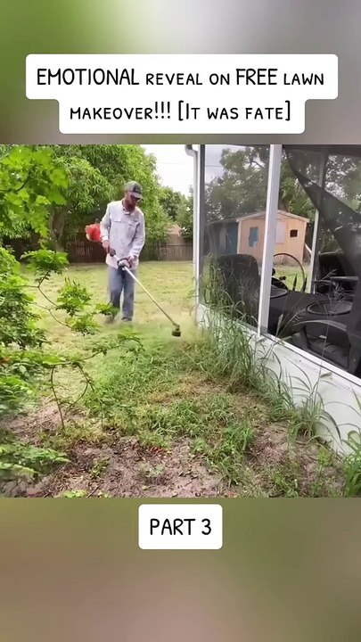 EMOTIONAL reveal on FREE lawn makeover!!! [It was fate]