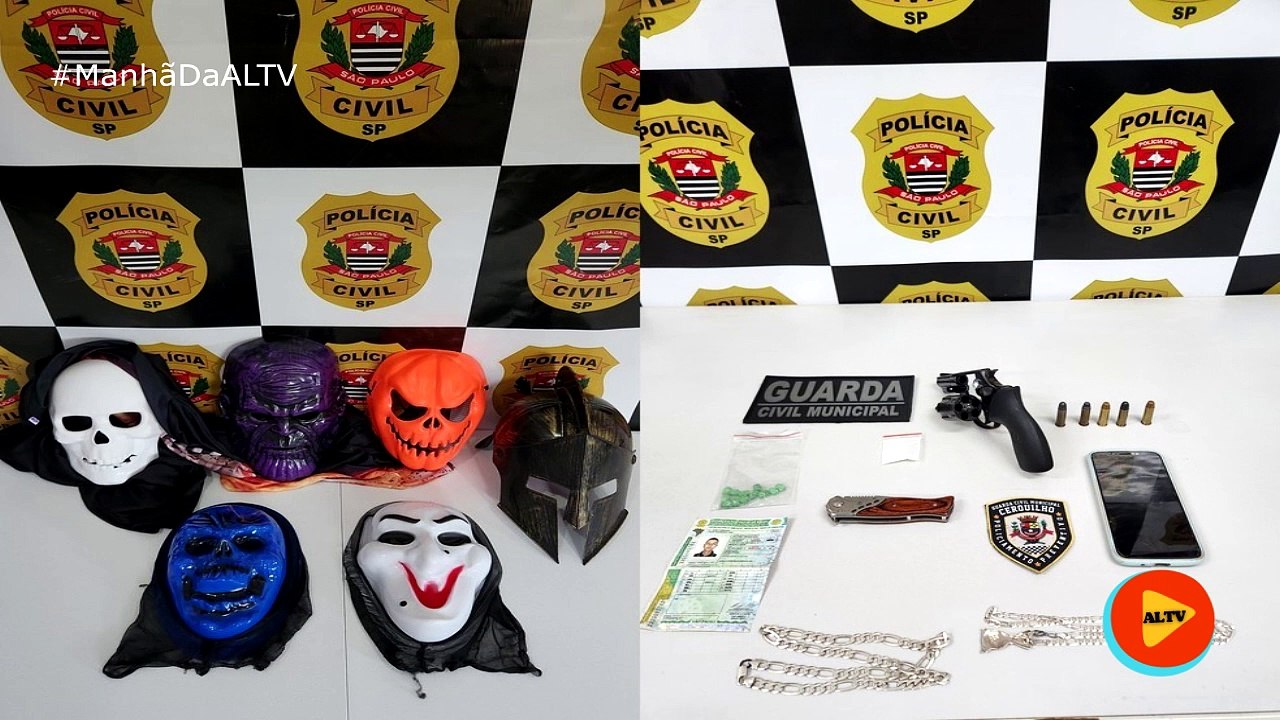 Policial fantasiada de 'cena de crime' prende homem com 11 celulares furtados em bloco de carnaval