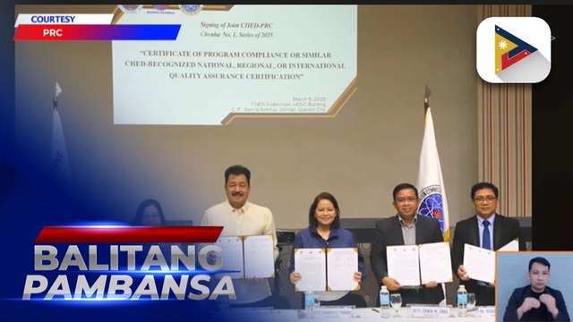 CHED at PRC, sanib-puwersa para tiyakin ang quality licensure program sa HEIs