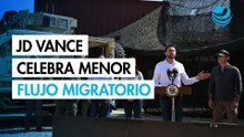 Vicepresidente de EU celebra menor flujo migratorio