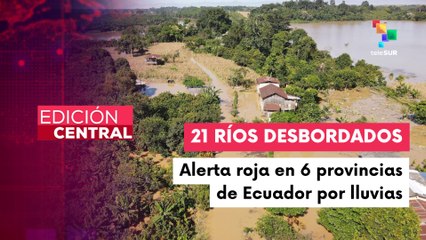 Miles de damnificados por lluvias en Ecuador