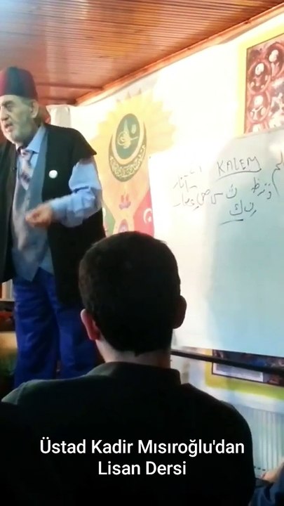 Üstad Kadir Mısıroğlu ile Lisan Dersi