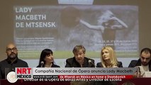La Compañía Nacional de Ópera estrenará Lady Macbeth de Mtsensk en México en honor a Shostakovich