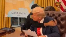 Video: Trump hugs 13-year-old after his appointment as secret service agent