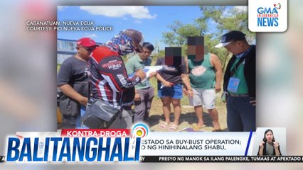 Mag-live in partner arestado sa buy-bust operation; abot sa kalahating kilo ng hinihinalang shabu, nakumpiska | Balitanghali