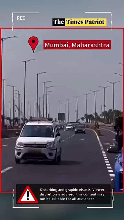 Mumbai BMW Crash: High-Speed Accident on Coastal Road Caught on Camera 🚘💥