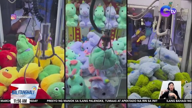 Rocco Nacino, naka-7 stuffed toys sa claw machines; ipinang-sorpresa sa anak nila ni Melissa Gohing | Balitanghali