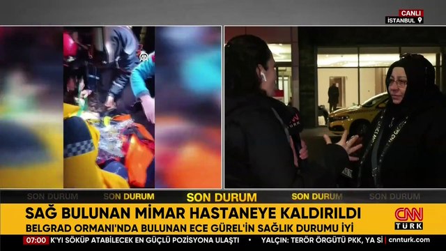 Belgrad Ormanı'nda kaybolmuştu... Ece Gürel 4 gün sonra sağ bulundu!