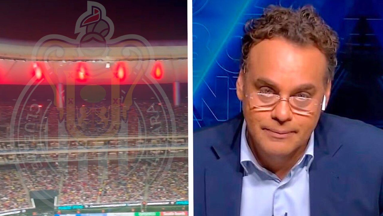 Clásico Nacional: David Faitelson impresionado con el gran ambiente de la afición de Chivas en el Estadio Akron