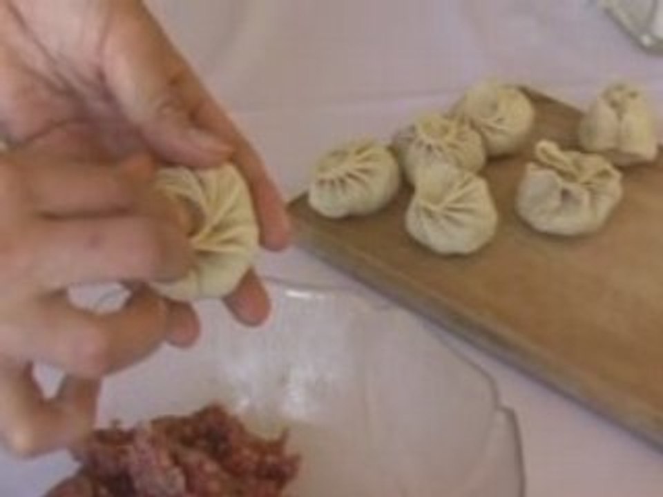 Cuisine buuz de Mongolie