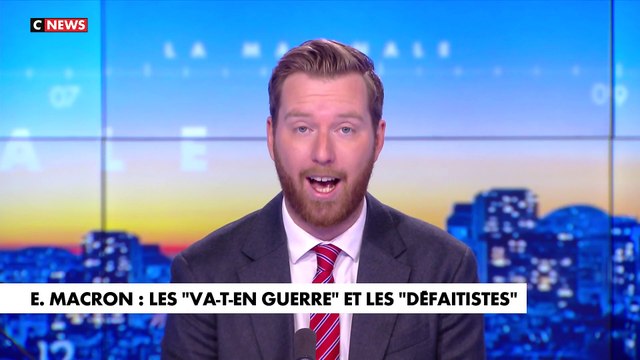L'édito de Thomas Bonnet : «Emmanuel Macron : les va-t-en guerre et les défaitistes »