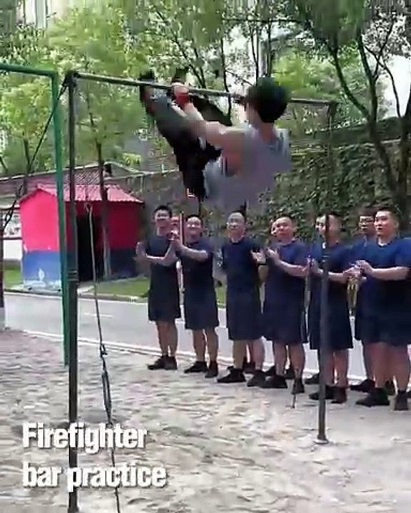 Firefighter bar practice.hd - video Dailymotion