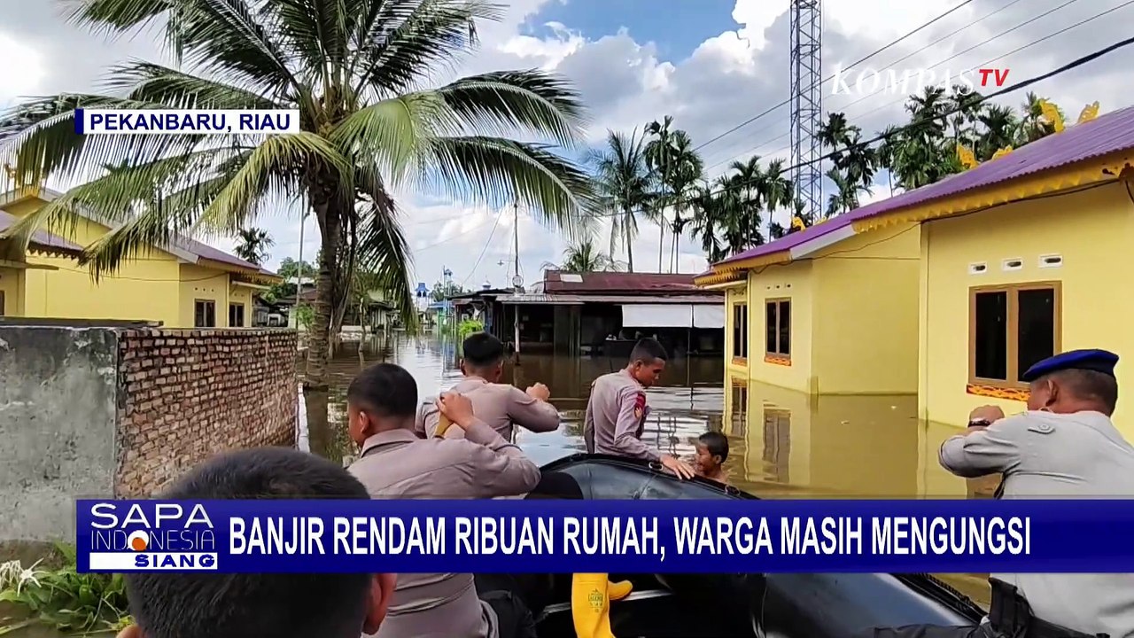 Banjir di Rumbai Pekanbaru Belum Surut, Warga Mulai Terserang Penyakit Gatal