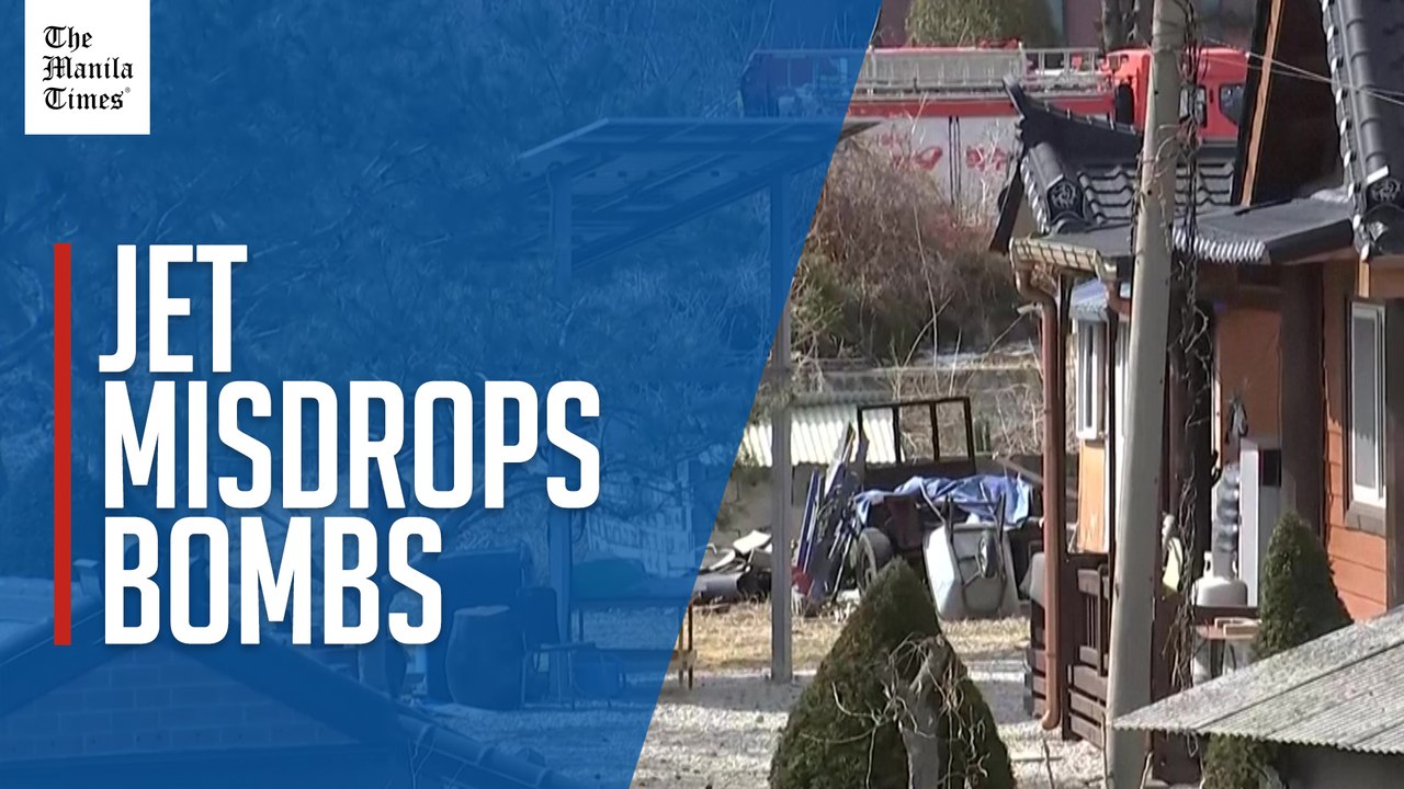 South Korea says military jet misdrops 8 bombs, injuring civilians