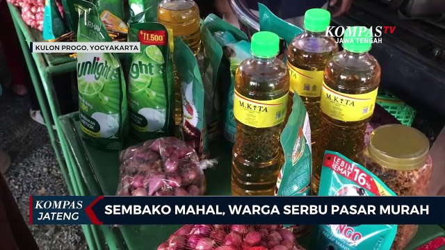 Sembako Mahal, Warga Serbu Pasar Murah