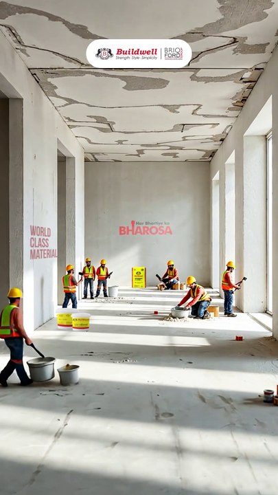 Crack-Free Ceilings SabkaBharosaSirfBuildwell Par!