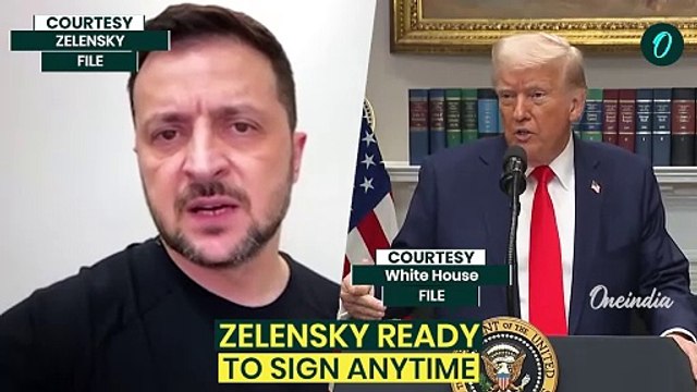 Trump Pushes Bigger Ukraine Minerals Deal As Zelensky Ready To Sign Amid Tensions Over Military Aid