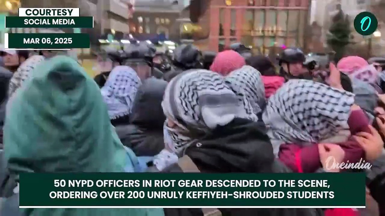 Anti U.S Protests : Disturbing Scenes As Anti Israel Protesters Clash With Police Amid Bomb Threat